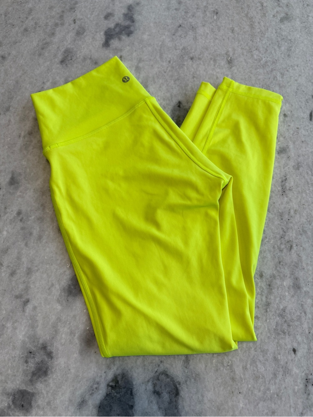 lululemon athletica Neon Yellow High-Rise Leggings